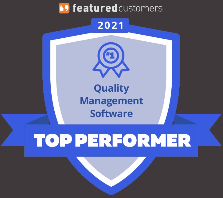 isoTracker top performer Quality Managment Software badge